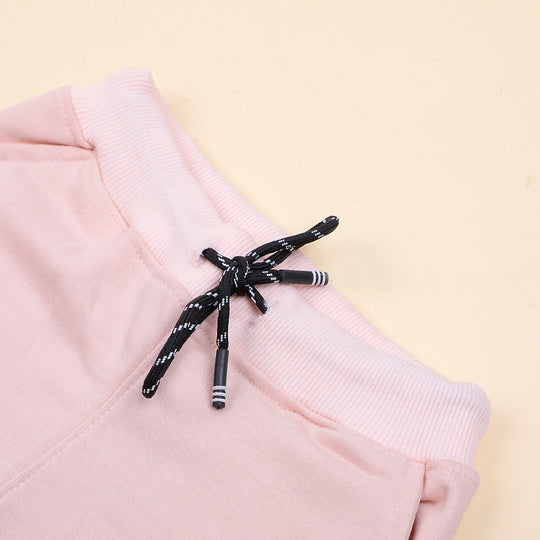 Youth Terry Pajama For Girls - Peach