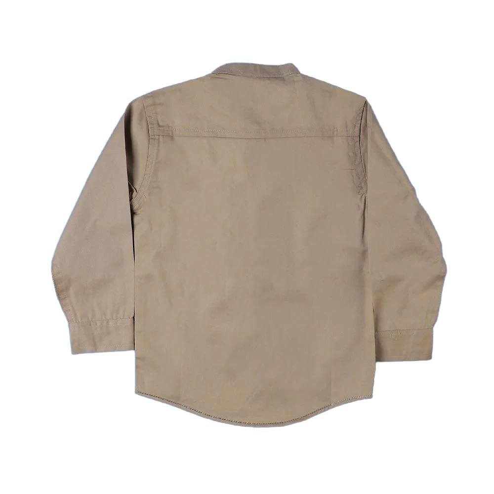 Keep It Real Casual Shirt For Boys - Light Brown