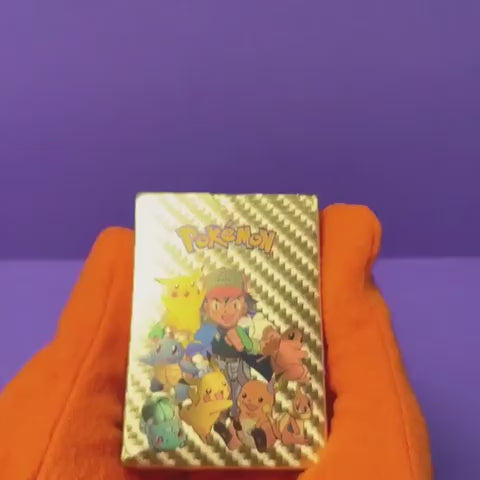 110 PCS Character Gold Foil Cards Rare Golden Cards