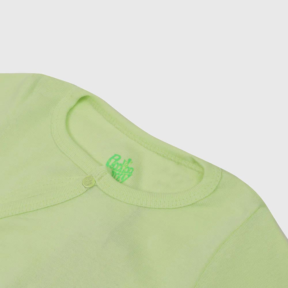 Infant Boys Knitted Romper ENJOY LITTLE THINGS - LIME CREAM