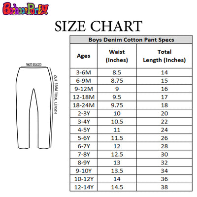 Boys Pants Denim Basic - Grey