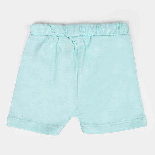 Infant Boys Cotton Set 2Pcs Beach Shark - Sea Green
