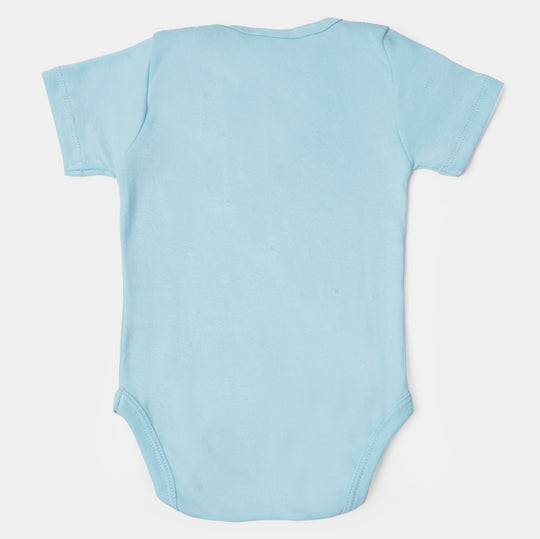 Infant Boys Rib Rompers 3PCs Set Little Adventure - Multi