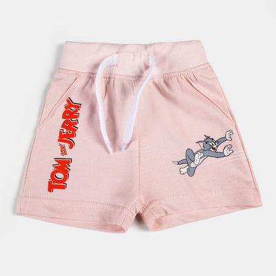 Infant Girls Knitted Short Character - L.Peach