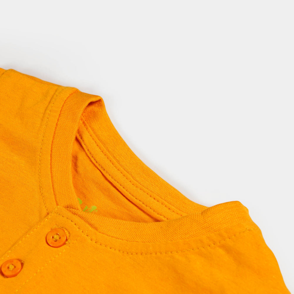 Infant Boys T-Shirt Whale - Citrus