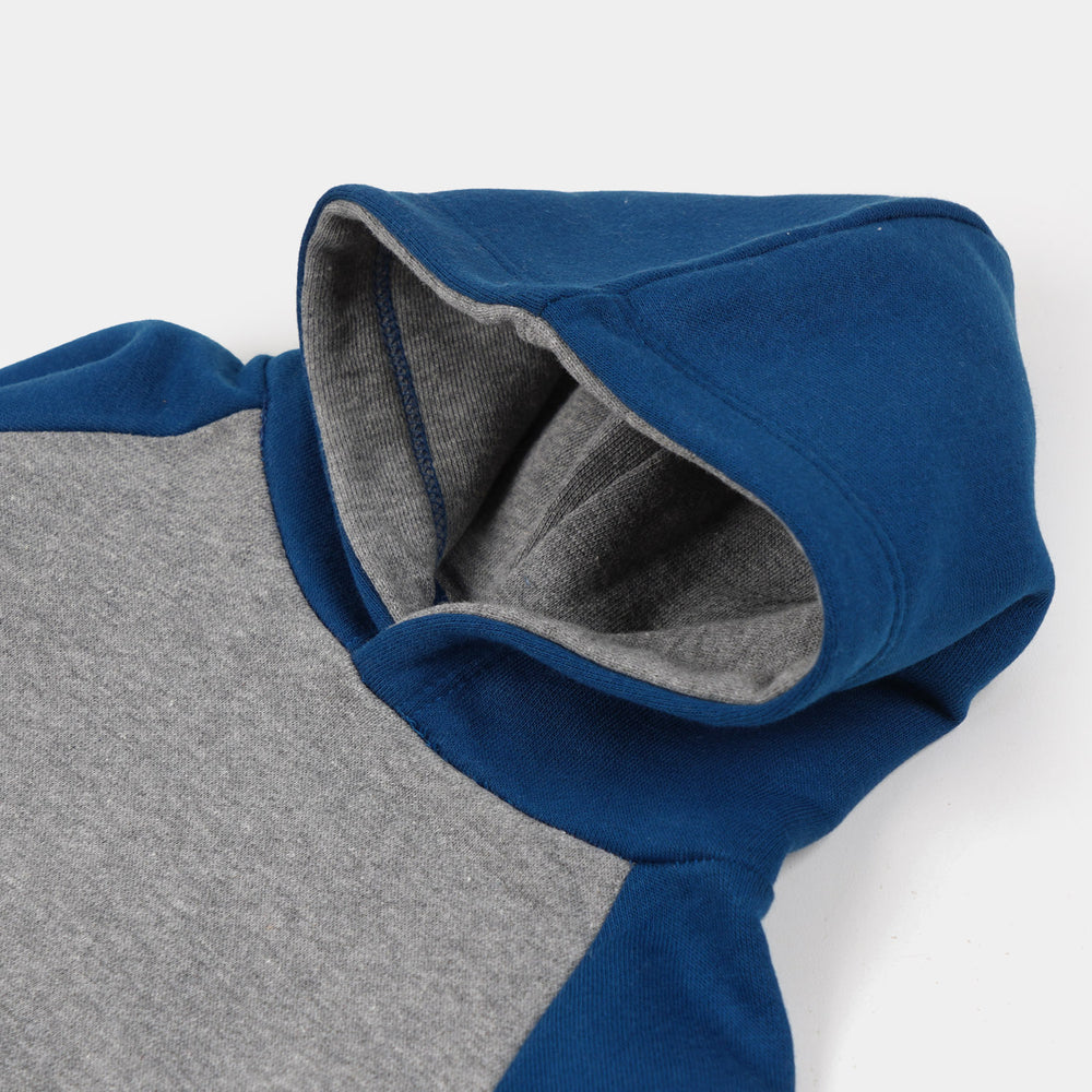 Infant Boys Knitted Suit Ready To Shoot - Grey&Navy