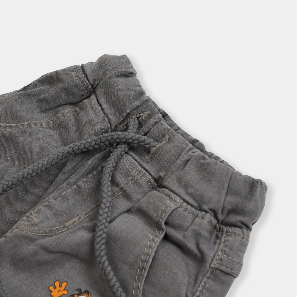 Infant Boys Pant Denim Character - GREY