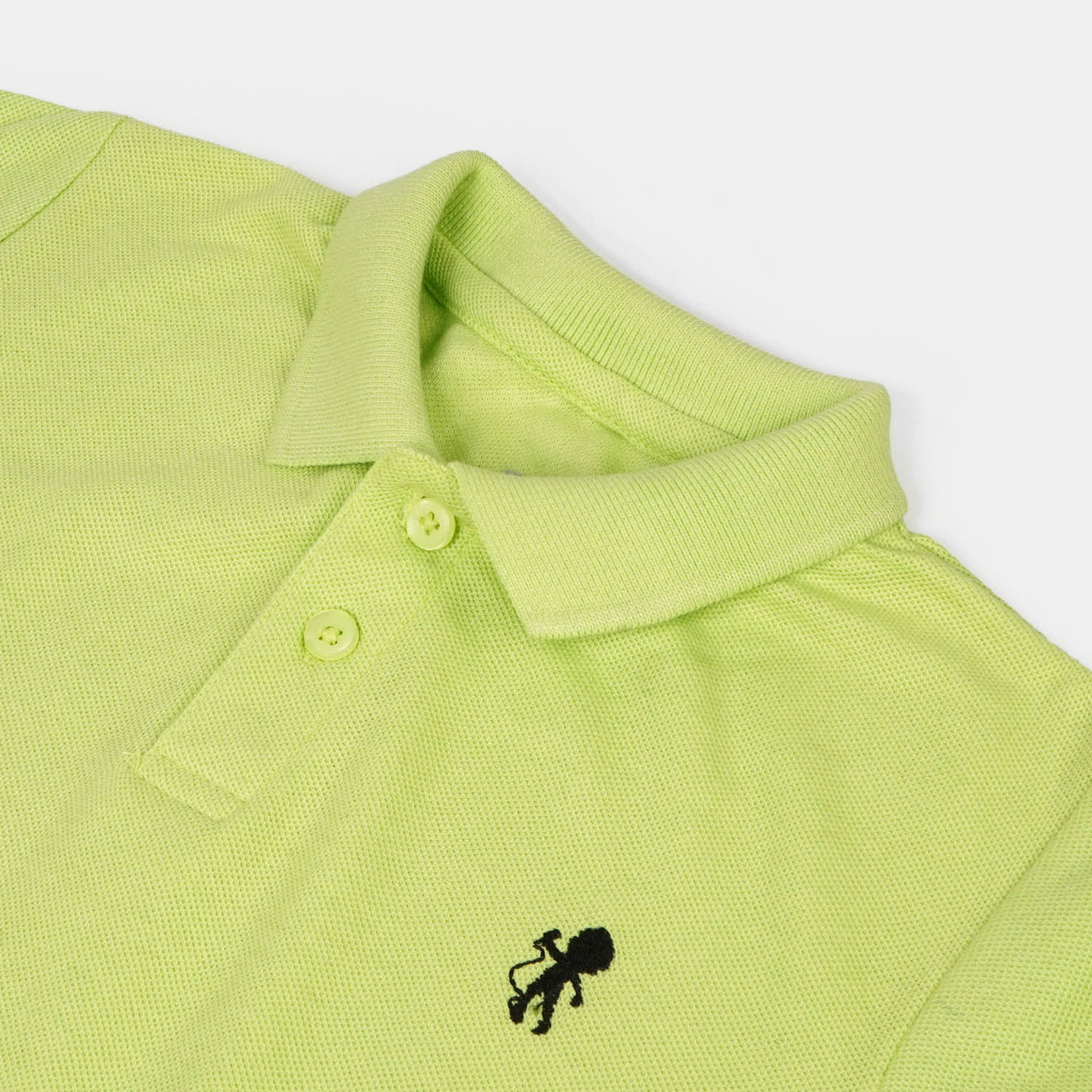 Boys Cotton Polo Shirt - Sharp Green