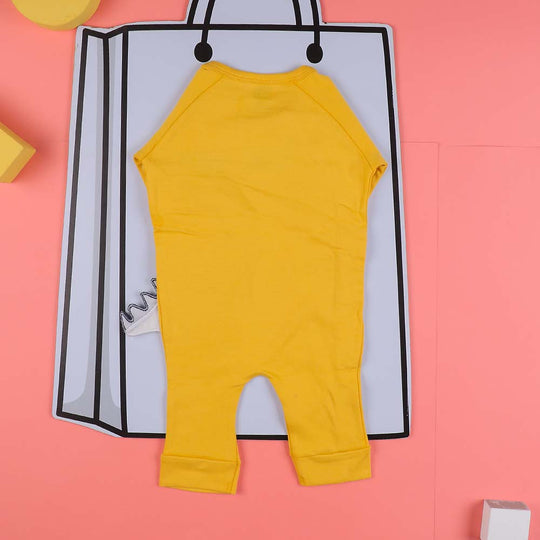 Dino Friend Romper For Boys - Citrus