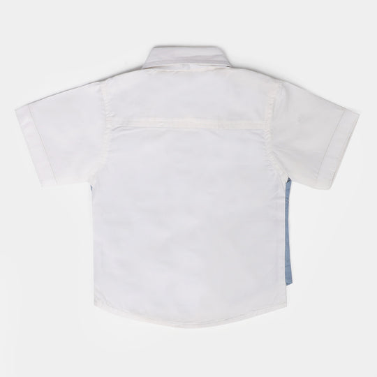 Infant Boys Cotton Suit - LIGHT BLUE