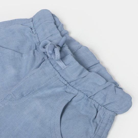 Infant Boys Cotton Suit - LIGHT BLUE