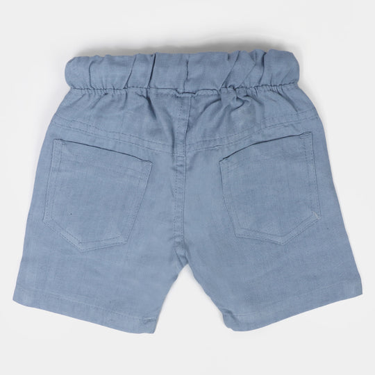 Infant Boys Cotton Suit - LIGHT BLUE