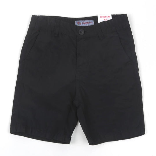 Boys Short Cotton Basic Colored - Black