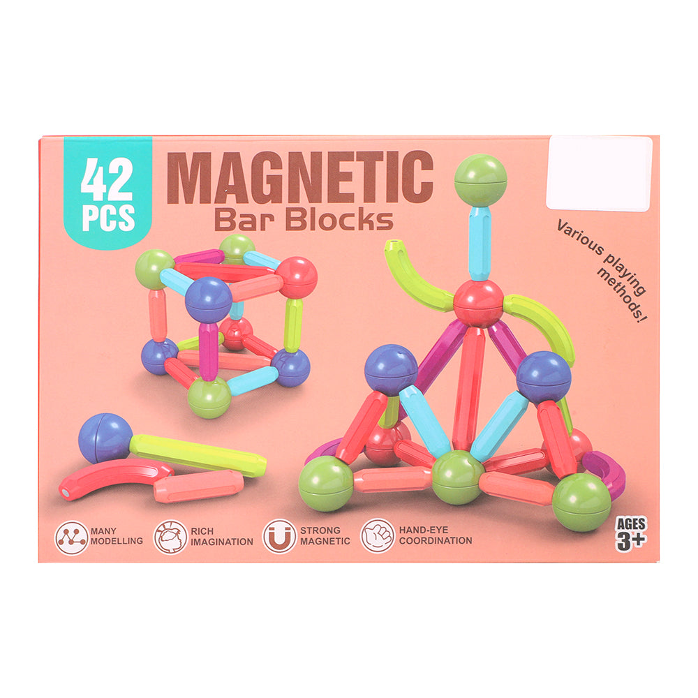 Magnetic Bar Blocks For kids - 42PCs
