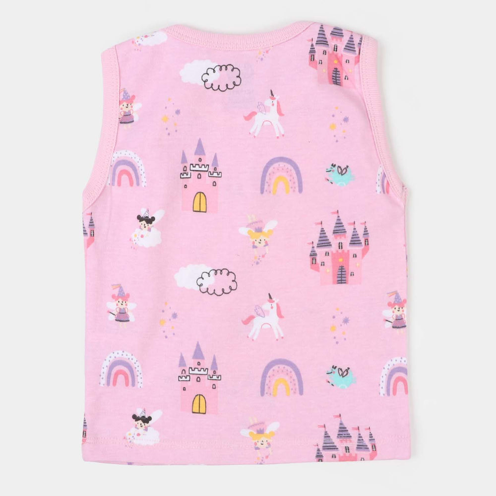 Infant Girls Cotton Sando 3 Pcs Set Magical - Mix
