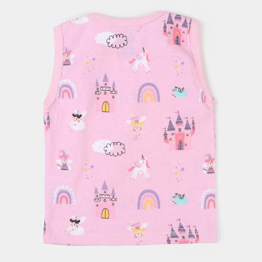 Infant Girls Cotton Sando 3 Pcs Set Magical - Mix