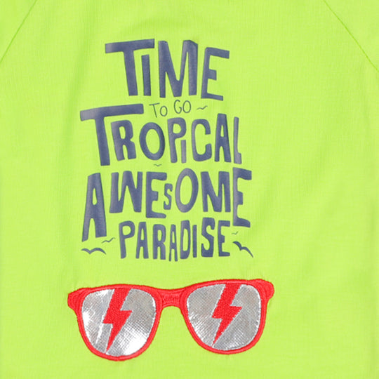 Infant Boys T-Shirt Paradise-Green