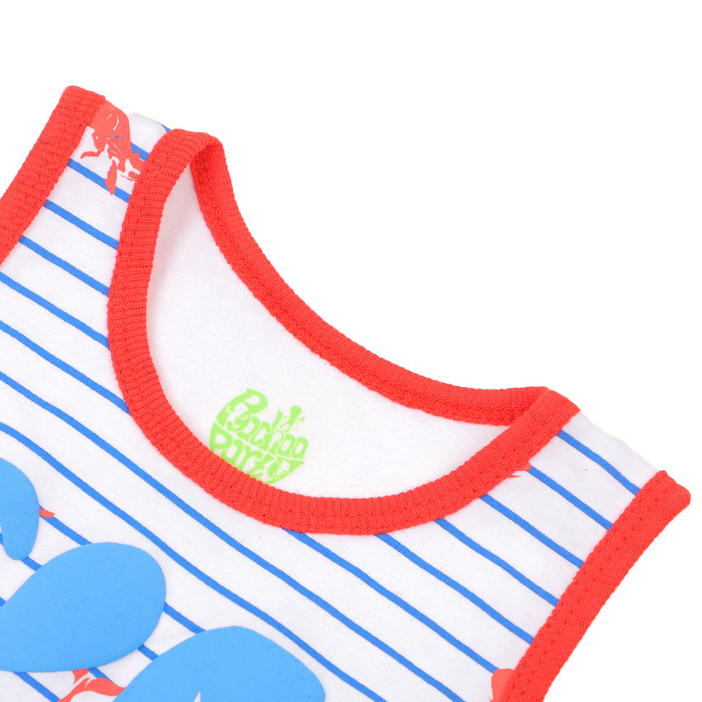 Infant Boys Sando Sea Child - White