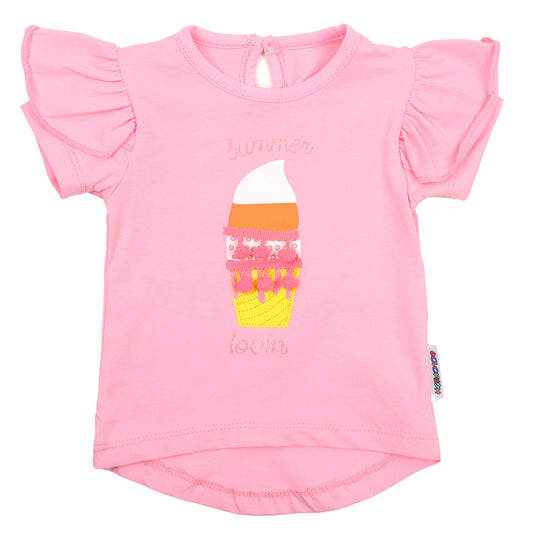Infant Girls T-Shirt Summer Lovin - Candy Pink