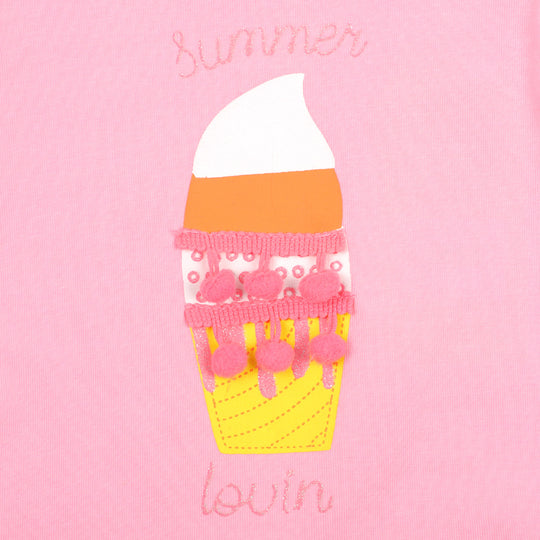 Infant Girls T-Shirt Summer Lovin - Candy Pink