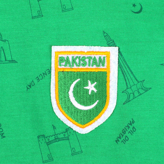 T-Shirt Pakistan 14 AOP - Green