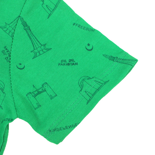 T-Shirt Pakistan 14 AOP - Green