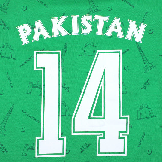 T-Shirt Pakistan 14 AOP - Green