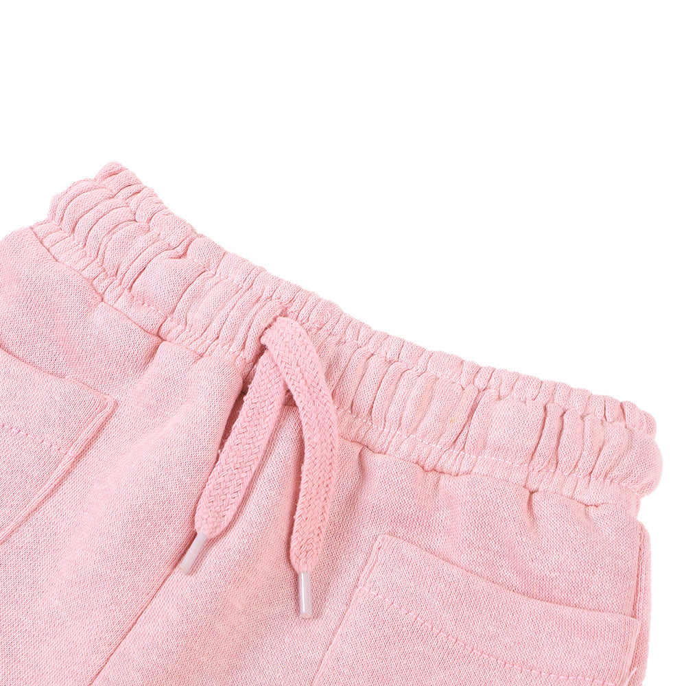 Infant Boys Knitted Short HAVE A SUPER DAY - Light Pink