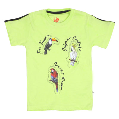 Boys T-Shirt Birdies - Sharp Green