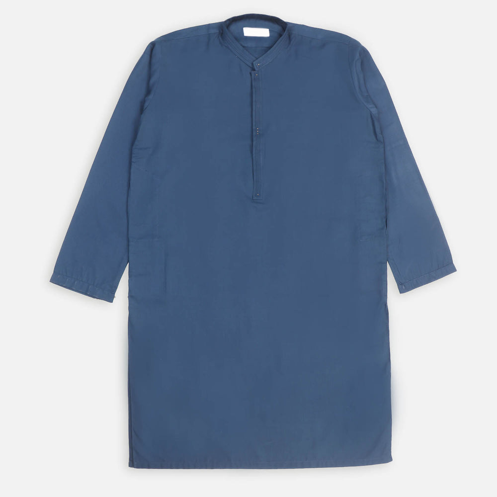 Boys Styling Viscose 2Pcs Kurta Pyjama Suit - Blue