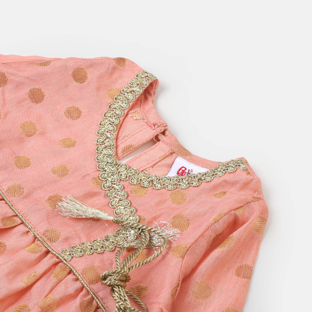 Infant Girls 3 PCs Suit Little Garden | Pink