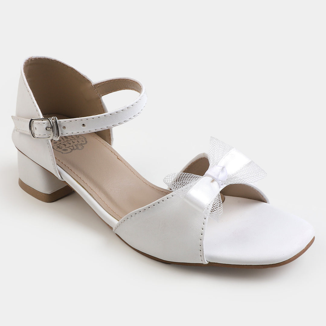 Girls Sandal Heels SD-12-White