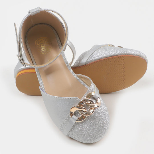 Girls Pump 40-32 Silver