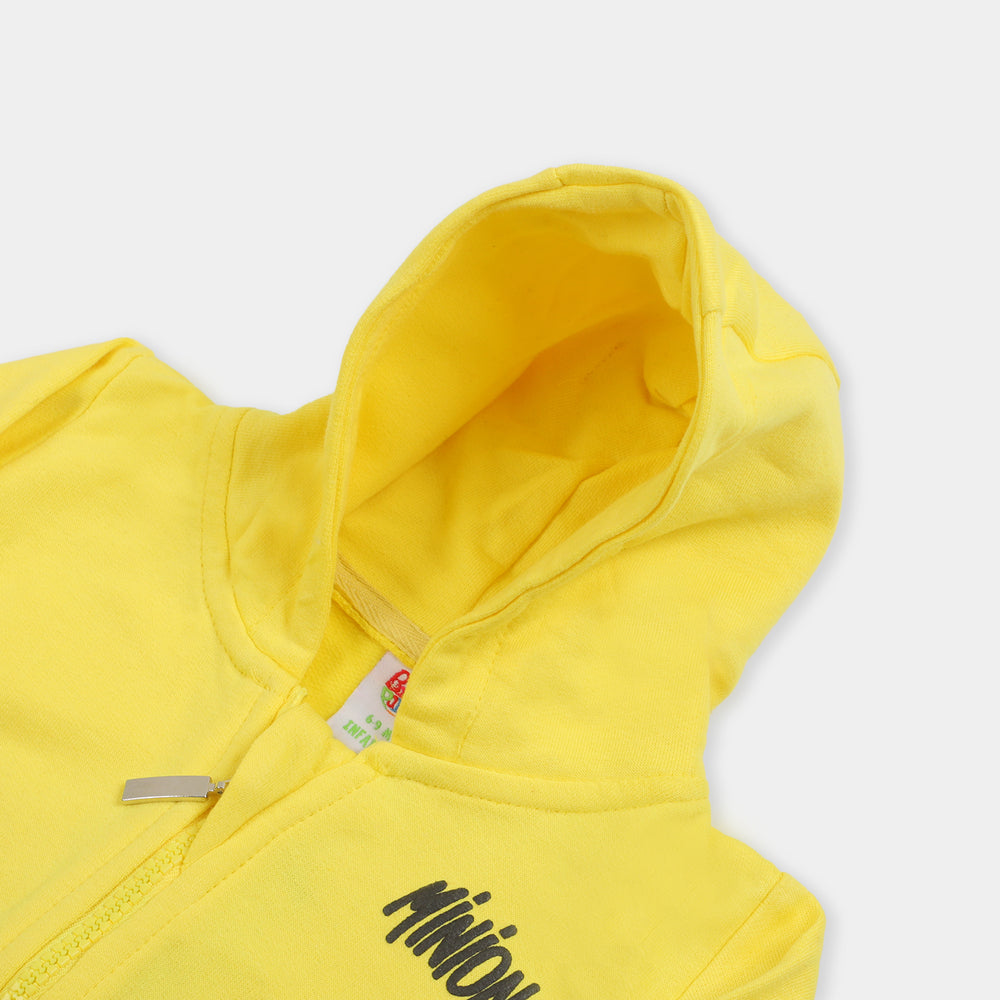 Infant Boys Knitted Jacket Character- Yellow