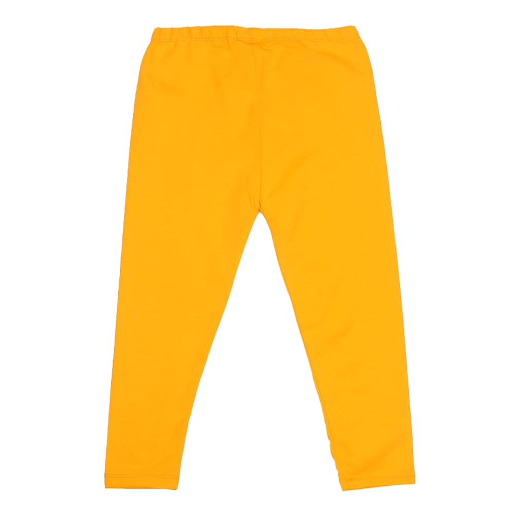 Infant Girls Plain Tights - Citrus