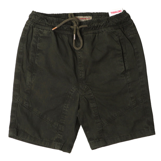 Boys Short Cotton Panels - Green