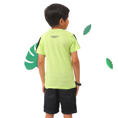 Boys T-Shirt Birdies - Sharp Green
