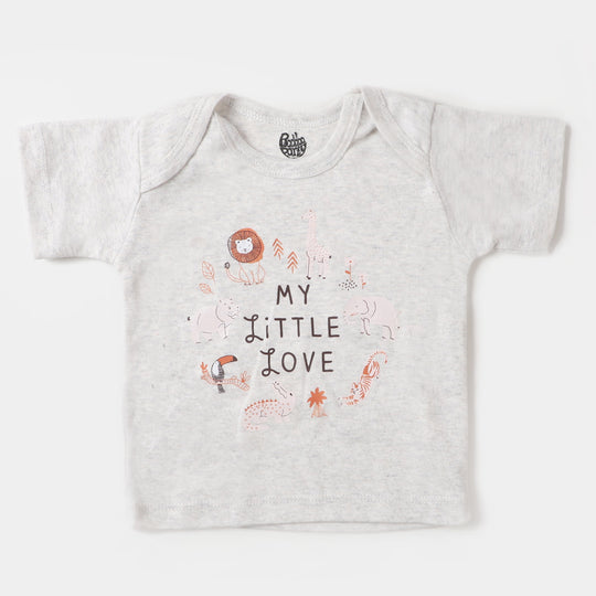 Infant Boys Cotton T-Shirt 3 PCs Set | Safari