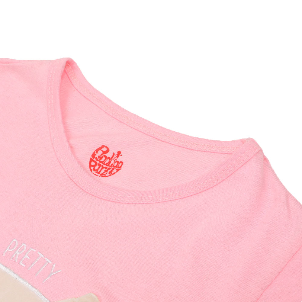 Girls Knitted Night Suit Dream Pretty - Candy Pink