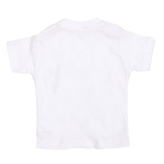 Infant Boys T-Shirt Character - B White