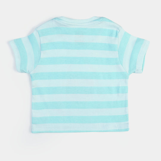 Infant Boys Rib T-Shirt 3Pcs Sea Champ - Multi