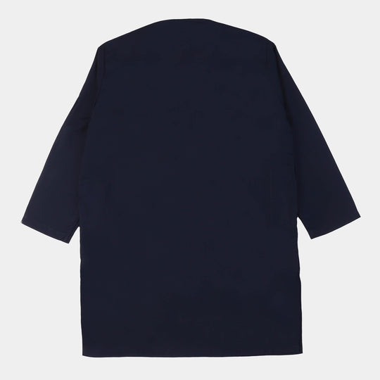 Boys Viscose 3Pcs Suit - Navy Blue