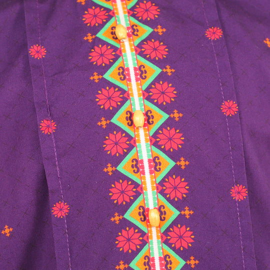 Girls Digital Print Kurti Silence - Purple
