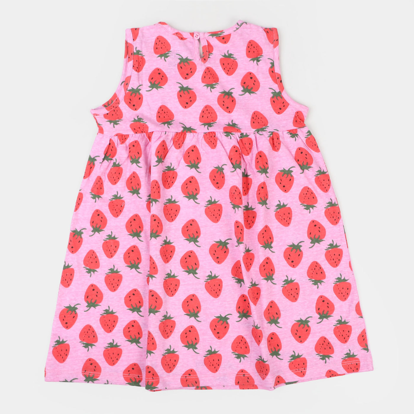 Girls Knitted Frock Strawberry - Pink