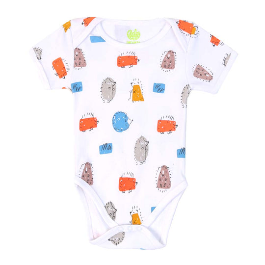 Unisex Romper Animals - White