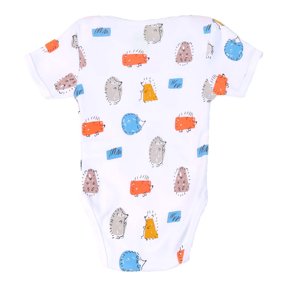 Unisex Romper Animals - White
