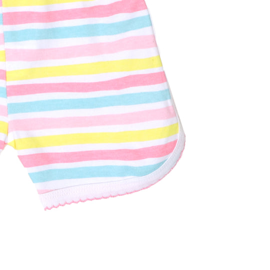 Infant Girls Suit Knitted 2Pc - Pink
