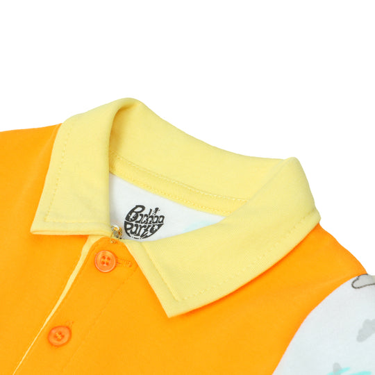 Infant Boys Suit 2Pc P&S - Orange