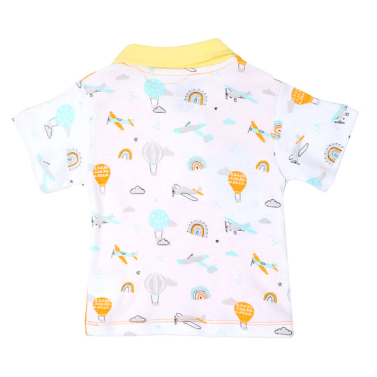 Infant Boys Suit 2Pc P&S - Orange