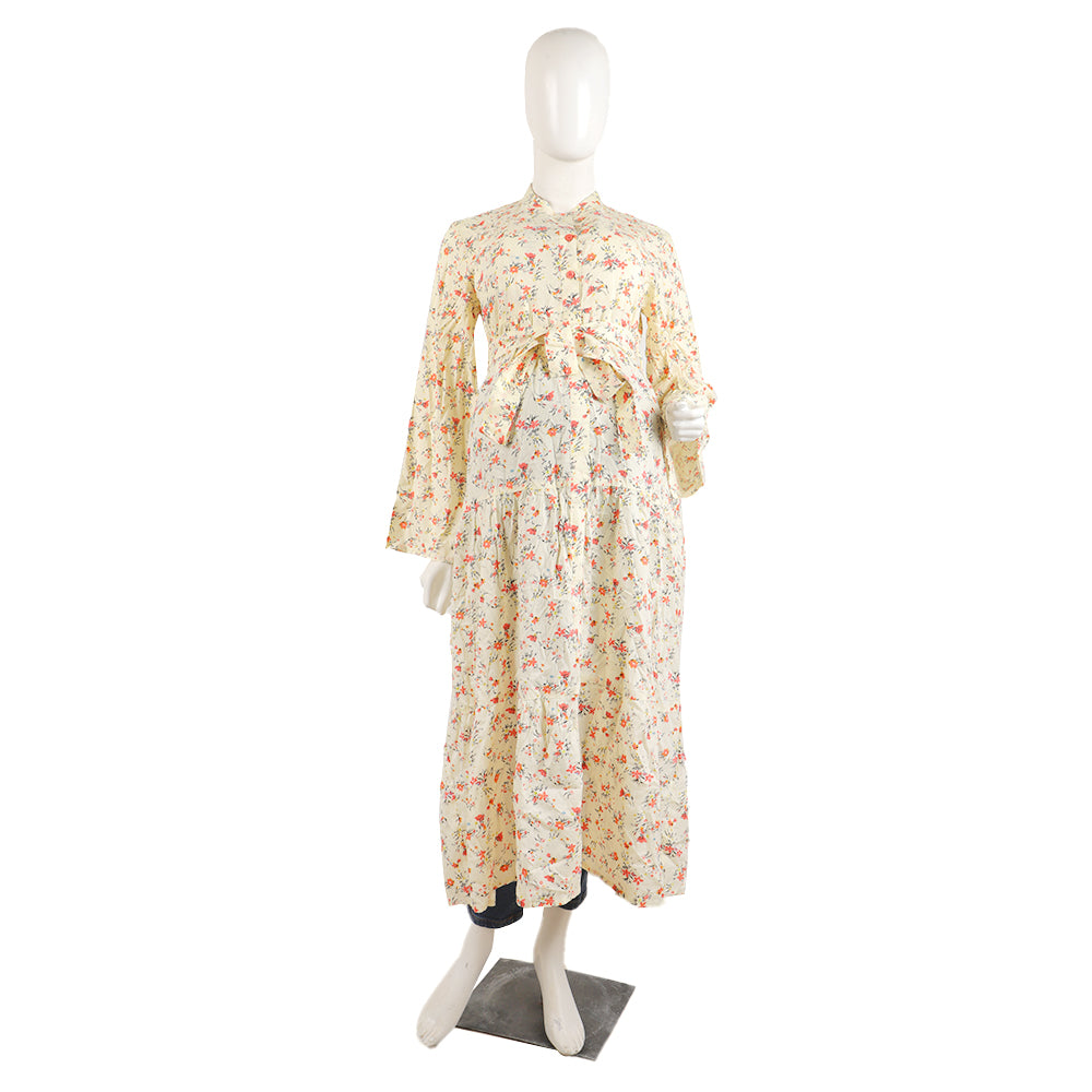 Women's Maternity Dress Printed Flower1 - Printed Price in Pakistan